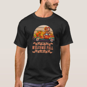 T-shirt Épice citrouille Automne Café Automne Gnome Pickup