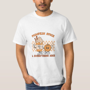 T-shirt Épice citrouille et tout Nice, Chute confortable