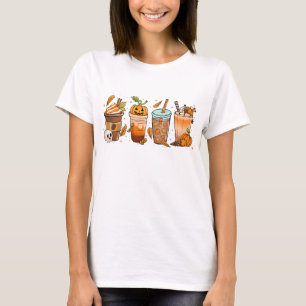 T-shirt Épice citrouille Latte automne