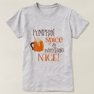 T-shirt Épice et tout de citrouille bonnes