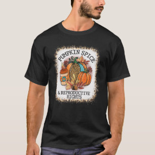 T-shirt Épices Citrouilles Blanches Et Droits De Reproduct