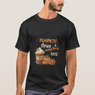 T-shirt Épices citrouilles Et Tout Le Beau Café Automne Au