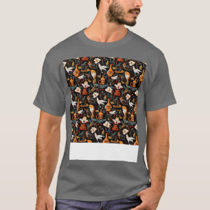 T-shirt Épices Motif sans soudure Herbes Jar India