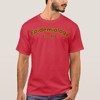 T-shirt Épidémiologie Est 1854
