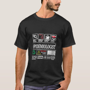 T-shirt Épidémiologiste Scientifique Épidémiologie Tâ