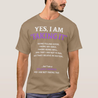 T-shirt Epilepsie Conscience Je Le Faking Dans Cette Famil