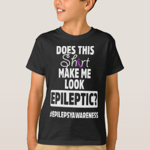 T-shirt Epilepsie Conscience Look Epileptique Guerrier Sur
