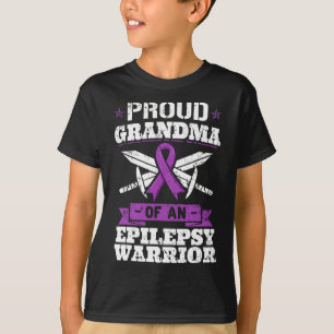 T-shirt Épilepsie Guerrier Grand-mère Épileptique Séizure 
