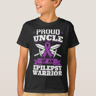 T-shirt Epilepsie Guerrier Oncle Epileptique Trouble de sé