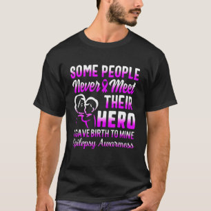 T-shirt Epilepsie Sensibilisation Héros Saisie Mère D'Epil