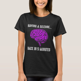 T-shirt Epilepsy Awareness Having Seizure Epileptic Warrio