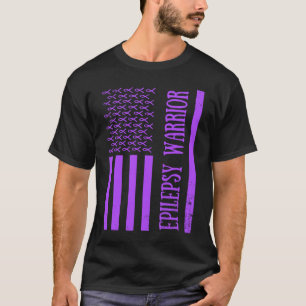 T-shirt Epilepsy Warrior Purple Epilepsy Awareness Mois U