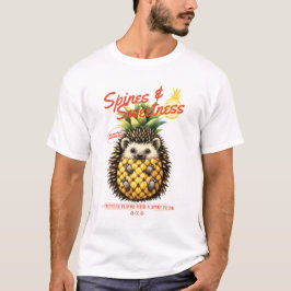 T-SHIRT ÉPINETTES ET ANANAS EN TÊTE DOUCE