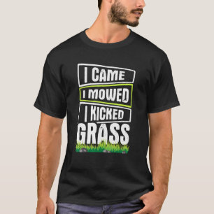 T-shirt Épingle De Pelouse Je Suis Venu J'Ai Râté J'Ai Épa