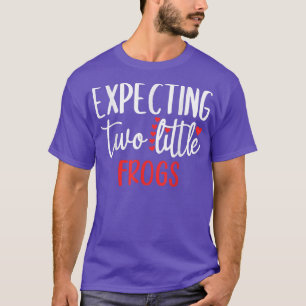 T-shirt Épingler deux petites grenouilles Drôle jumeaux de