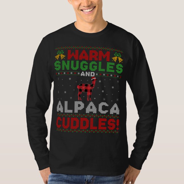 T-shirt Épingles Chaudes Et Boudins D'Alpaga Épais Alpaca  (Devant)