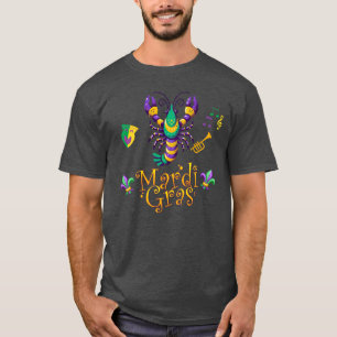 T-shirt Épis/trompette/masque/fleur de lis Mardi Gras