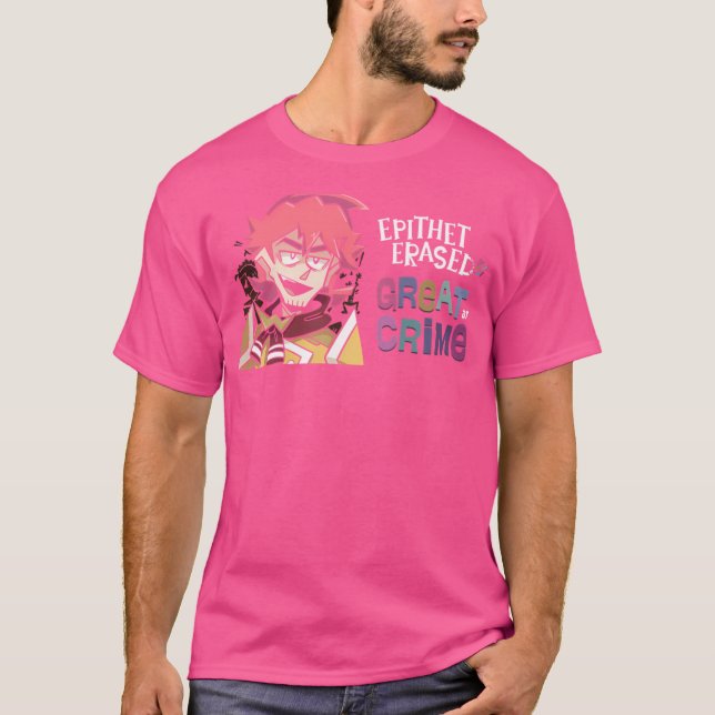 T-shirt Épithet de crime grave effacé (Devant)