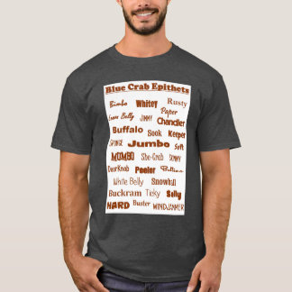 T-shirt Epithets de la baie de Chesapeake