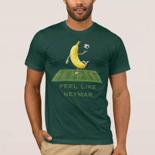 T-shirt Épluchez comme un champion drôle de football de ba