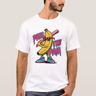 T-shirt Épluchez la douleur – Humour de banane drôle