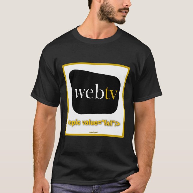 T-shirt Épopée : WebTV (Devant)
