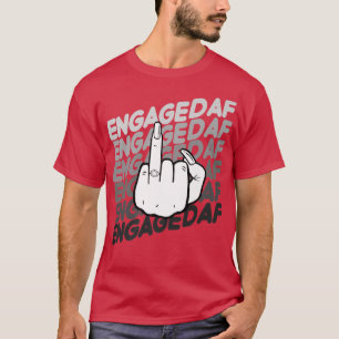 T-shirt Épouse À Engager AF Mariage Ring Futur Mme.