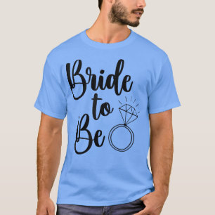 T-shirt Épouse À Être Mariage Futur Ring Mme.