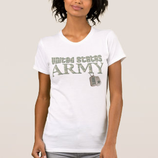 T-shirt Épouse Camo d'armée
