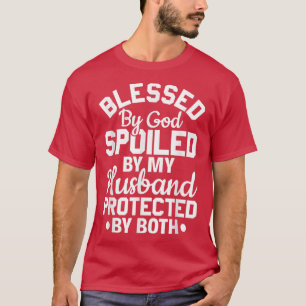 T-shirt Épouse chrétienne Jésus Béni Par Dieu Mal Par Mon