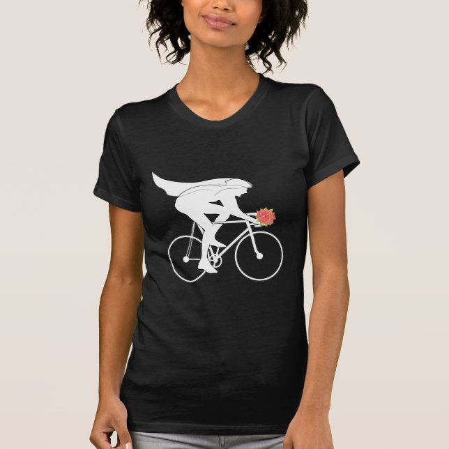 T-shirt Épouse cycliste (Devant)