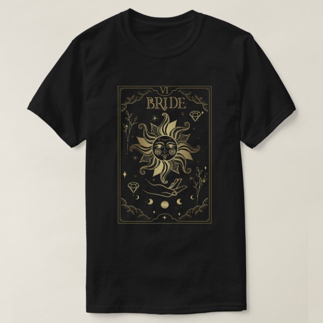 T-shirt Épouse de cuisine, Bachelorette au four de mariée, (Design devant)