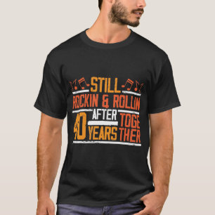 T-shirt Épouse de la femme à la roquette du 40e annivers