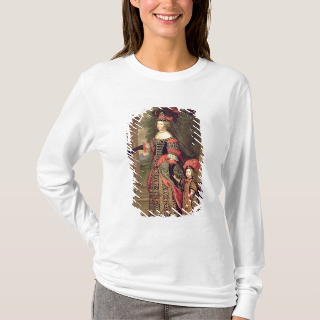 T-shirt Épouse de Maria Theresa de Louis XIV (Devant)