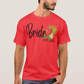T-shirt Épouse de mariage et la lune de miel de la chambre