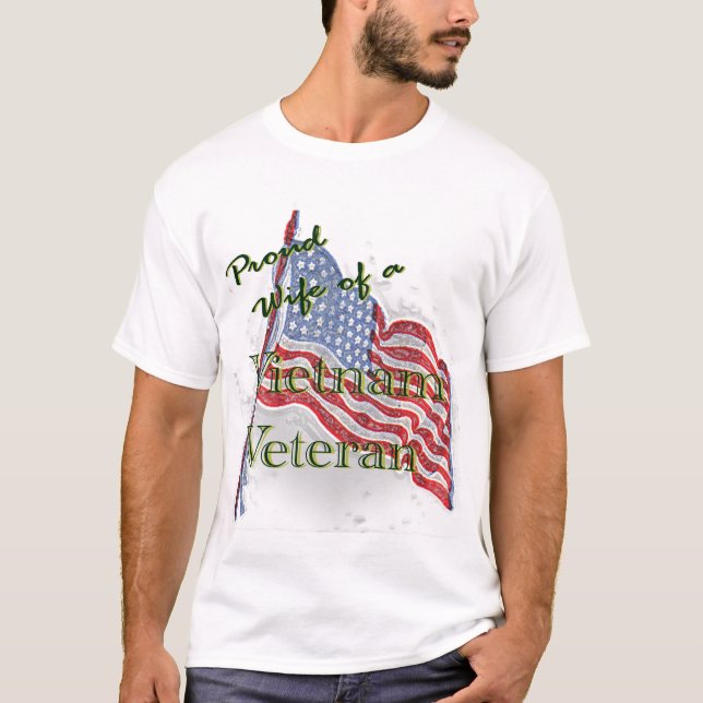 T-shirt Épouse de vétérinaire du Vietnam (Devant)