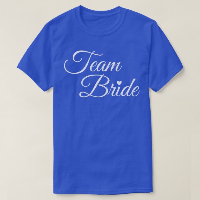 T-shirt Épouse d'équipe pour Mariage de la fête nuptiale T (Design devant)