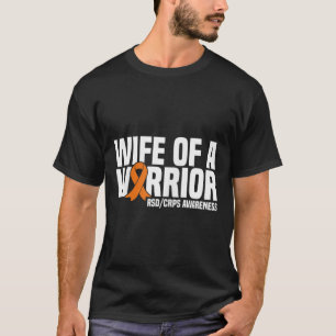 T-shirt Épouse D'Un Guerrier Orange Ribbon Rsdcrps Sensibi