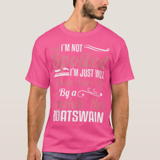 T-shirt Épouse d'un maître de manœuvre marin bosco Bos'N