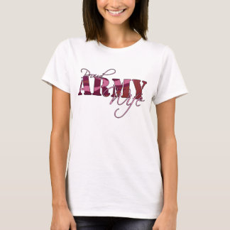 T-shirt Épouse fière d'armée