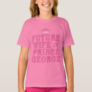 T-shirt Épouse future de Prince George