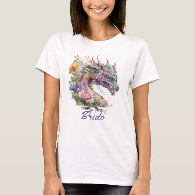 T-shirt Épouse Imaginaire Dragon (Devant)