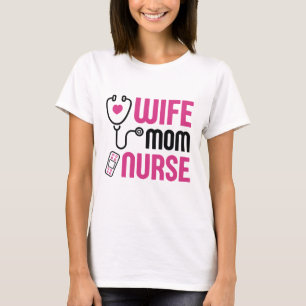 T-shirt Épouse Maman Infirmière