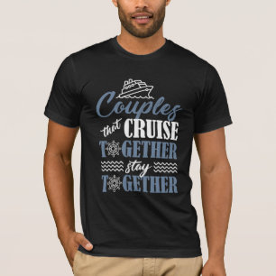 T-shirt  Épouse marie du mari partenaire du bateau de cro
