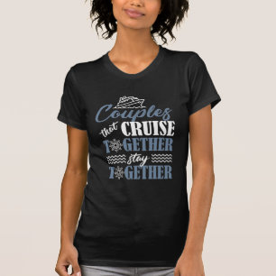 T-shirt  Épouse marie du mari partenaire du bateau de croi