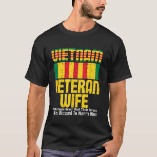 T-shirt Épouse rétro de vétéran du Vietnam