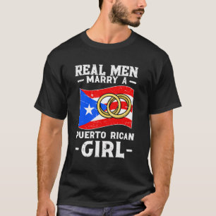 T-shirt Épouser Un Mari Portoricain D'Une Femme D'Un Porto
