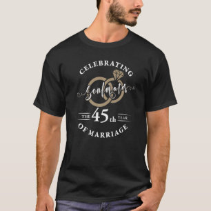 T-shirt Épouses 54 Ans De Mariage 54E Mariage Annive