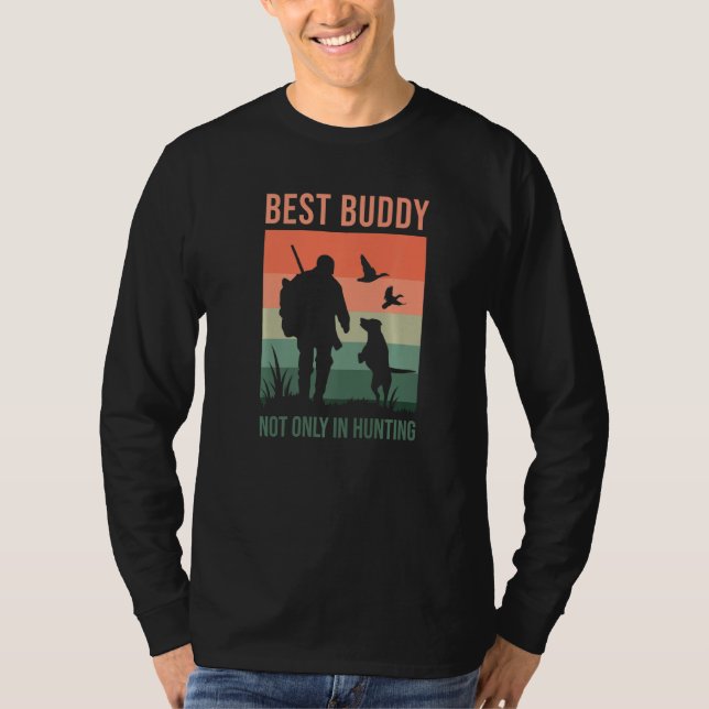 T-shirt Épouses En Chasse, Chasseur D'Oiseaux, Chasse De C (Devant)