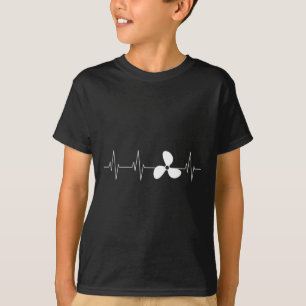 T-shirt Épreuve cardiaque de l'hélice de bateau
